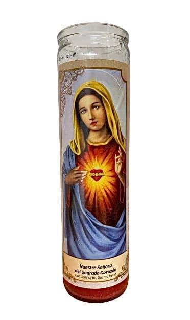 Velas Católicas - Sagrado Corazón de Maria - Botánica Orisha