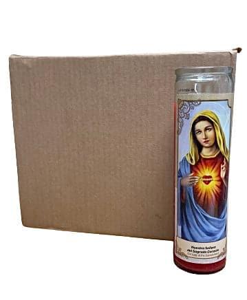 Velas Católicas - Sagrado Corazón de Maria - Botánica Orisha