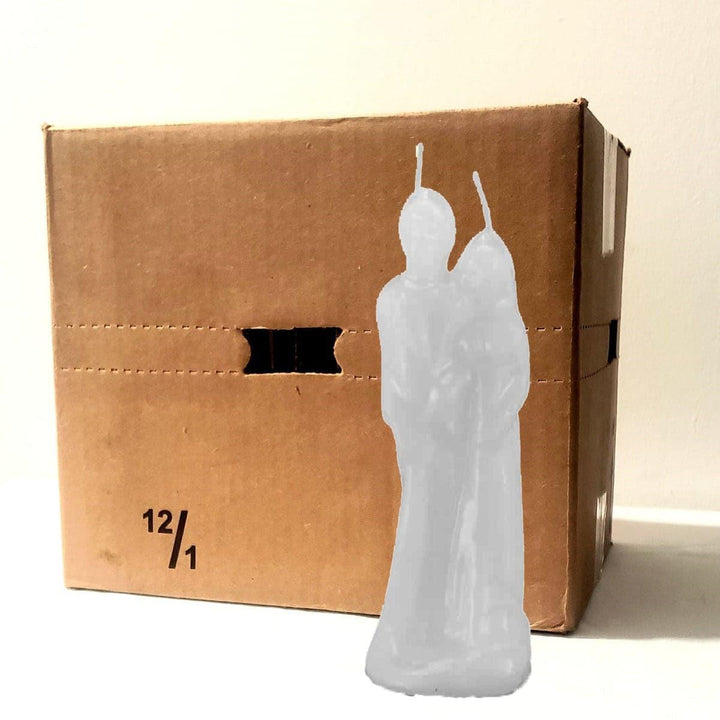 Velas Figura Matrimonio Blanco - Botánica Orisha