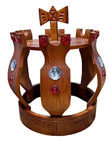 Corona De Madera Para Shango 9"X8" - Botánica Orisha