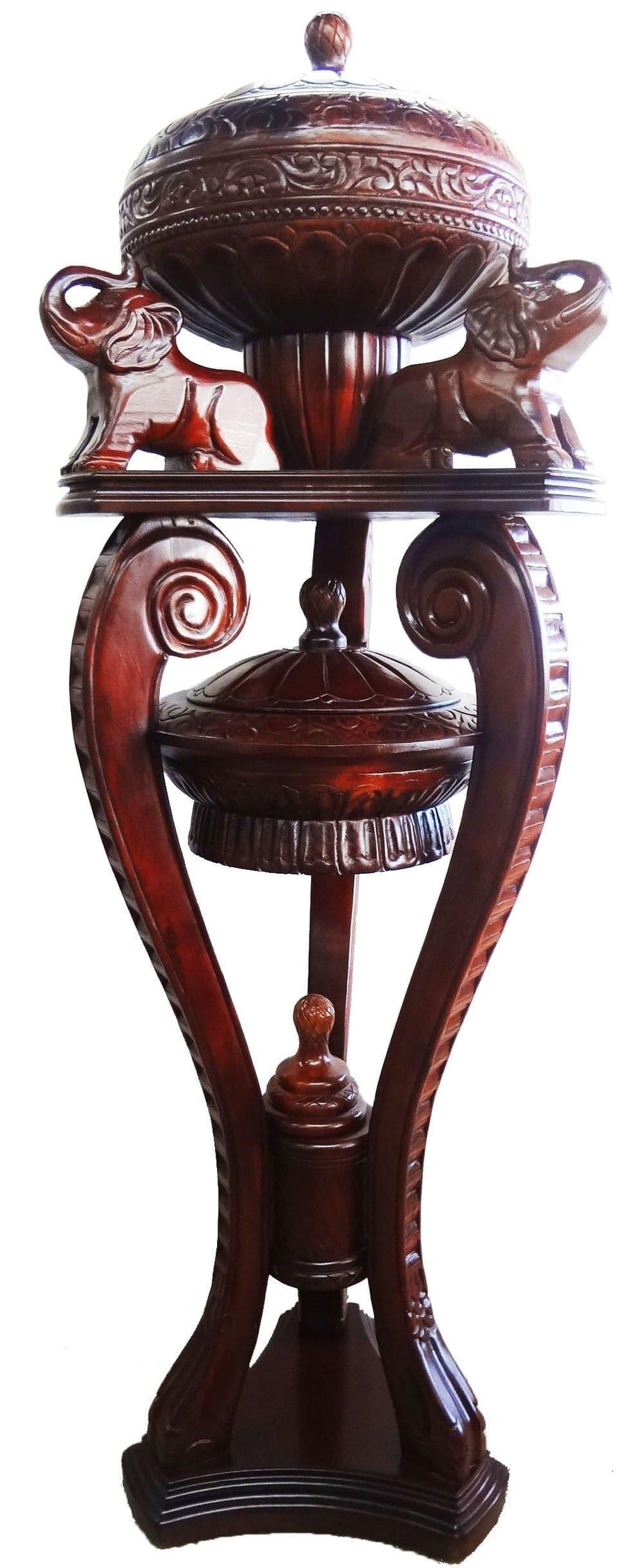 Pedestal Con Batea Para Shango/Orula /Agayu - Botánica Orisha