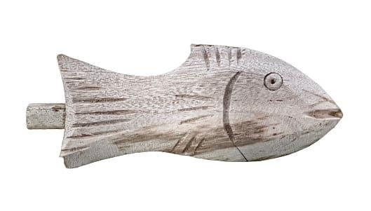 Pescado De Madera Para Cargar 5"X2" - Botánica Orisha