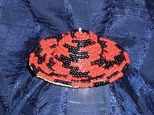 Sombrerito de guano forrado Eleggua 3" - Botánica Orisha