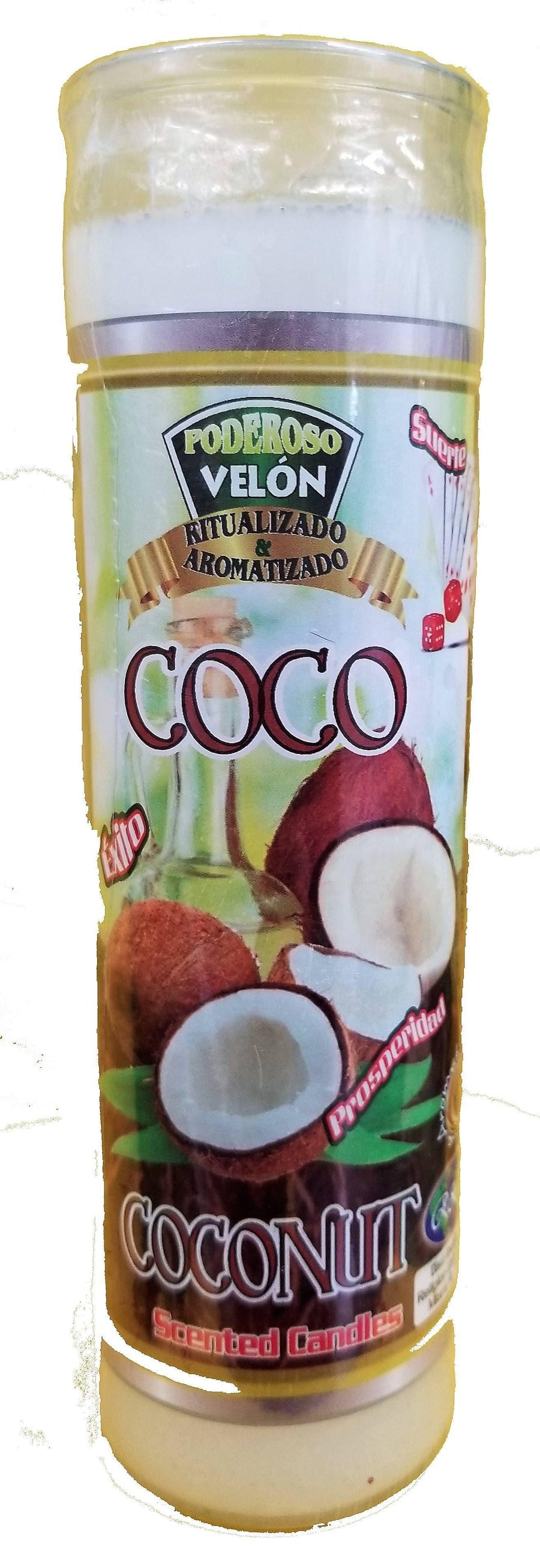 Velas Aromáticas - Coco - Botánica Orisha