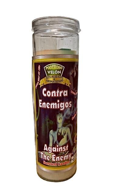 Velas Aromáticas - Contra Enemigos - Botánica Orisha