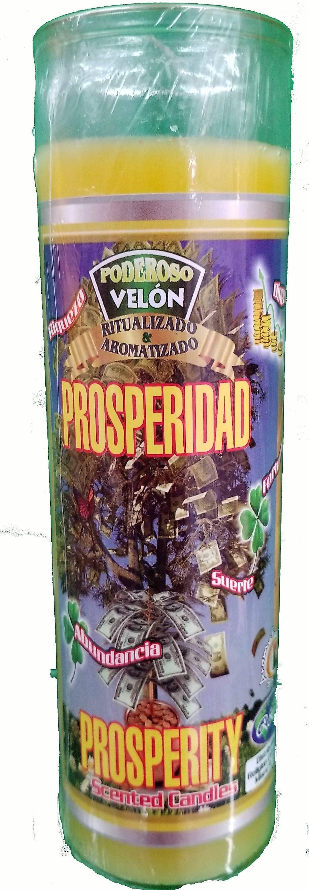 Velas Aromáticas - Prosperidad - Botánica Orisha