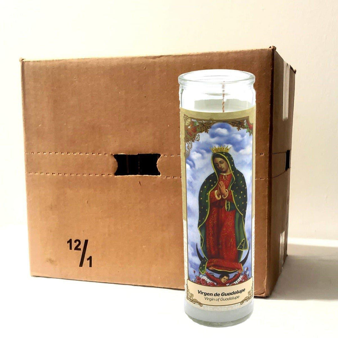 Velas Católicas - Virgen de Guadalupe - Botánica Orisha