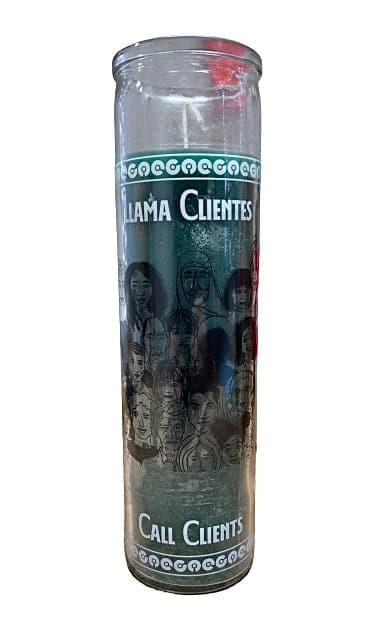 Velas Esotéricas - Llama Clientes - Botánica Orisha