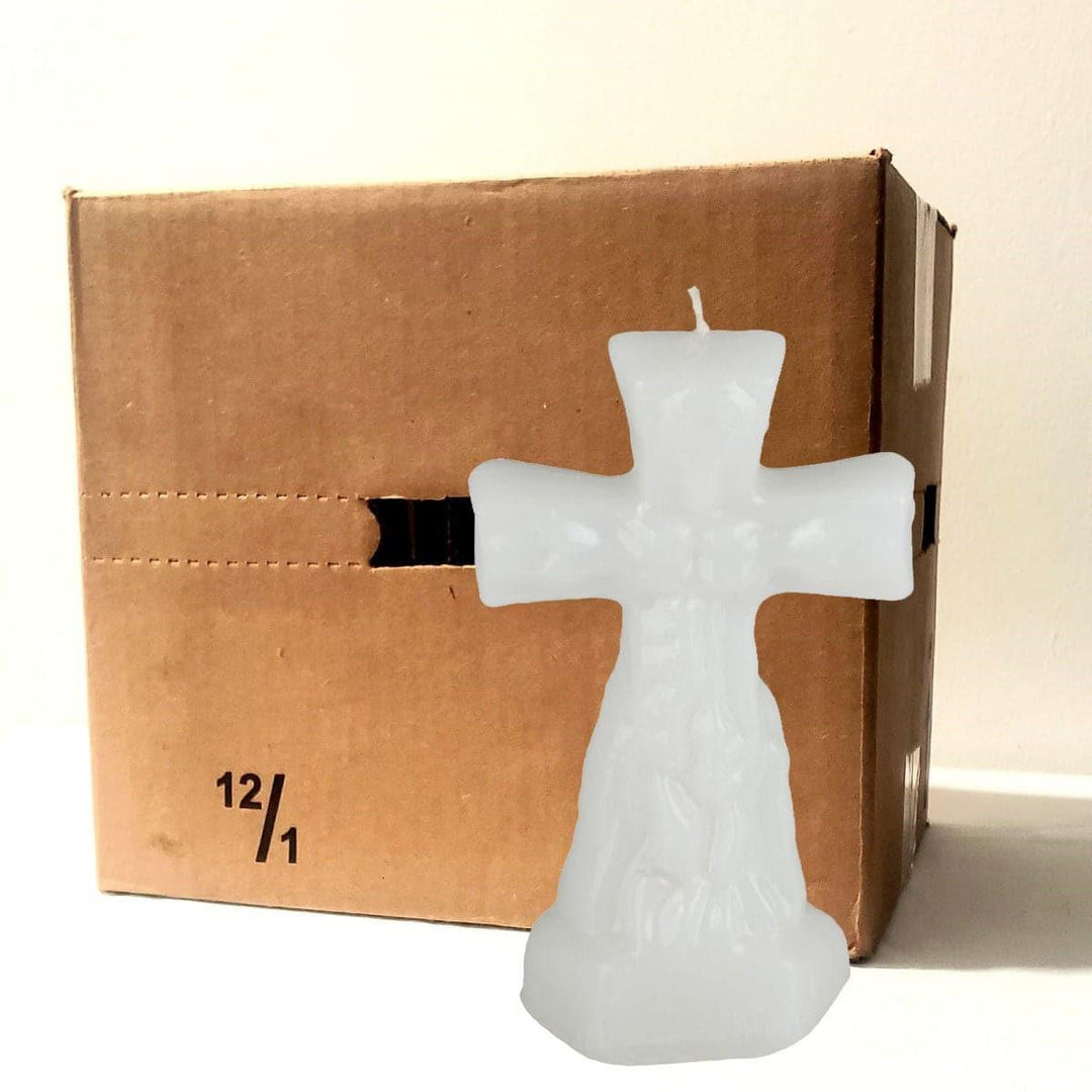 Velas Figura Cruz Blanca - Botánica Orisha