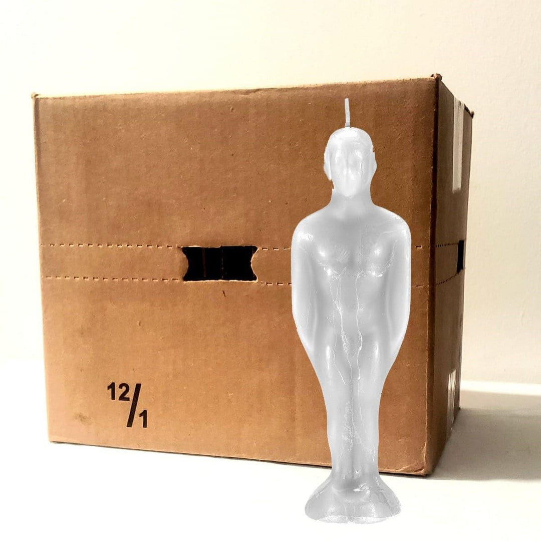 Velas Figura Hombre Blanco - Botánica Orisha