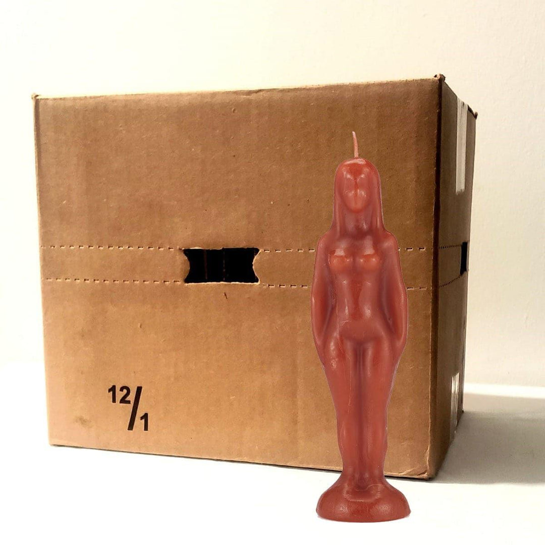 Velas Figura Mujer Roja - Botánica Orisha